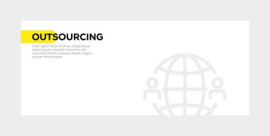 Dış kaynak afiş kavramı