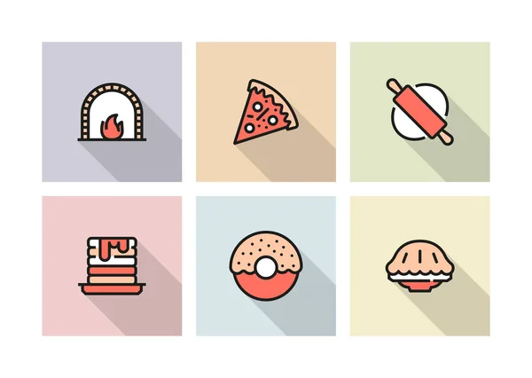 Bakery Icon Concept Ilustración — Foto de Stock