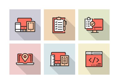 Web Tasarım Icon konsepti