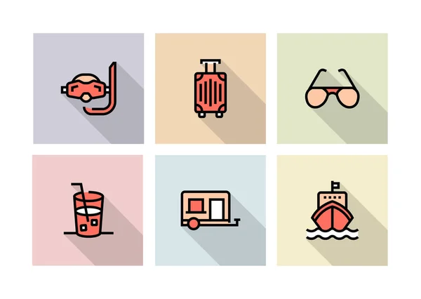 Illustration Summer Icon Concept — Photo