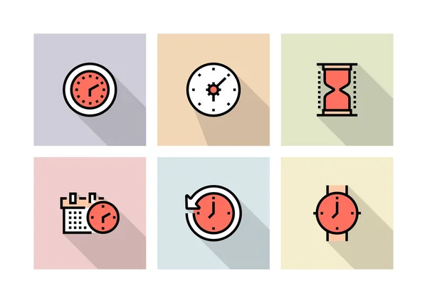 Time Icon Conceito Ilustração — Fotografia de Stock