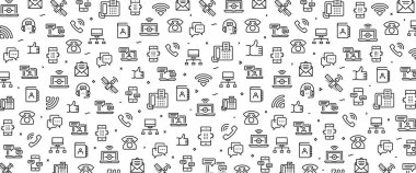  İletişim Simge Kavramı İllüstrasyon