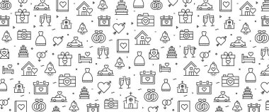  Düğün Simgesi Kavramı İllüstrasyon