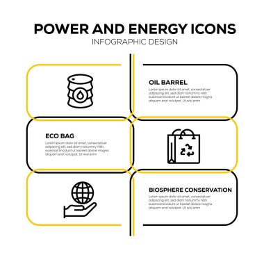 güç ve enerji Icon set
