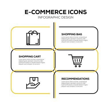 e-ticaret Icon set