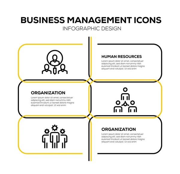 Business Management Icon Set — Stock Photo, Image