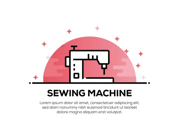 SEWING MACHINE ICON CONCEPT