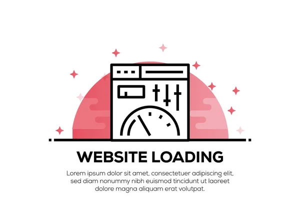 WEBSITE LOADING ICON CONCEPT