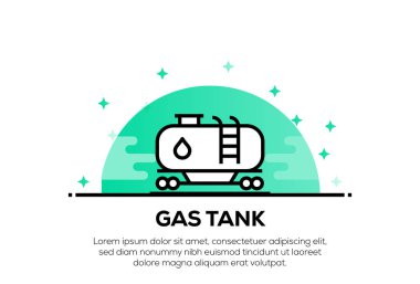 Gaz Tankı Simge Konsepti