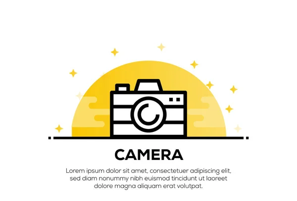 Camera Icon Concept Illustration — Stockfoto