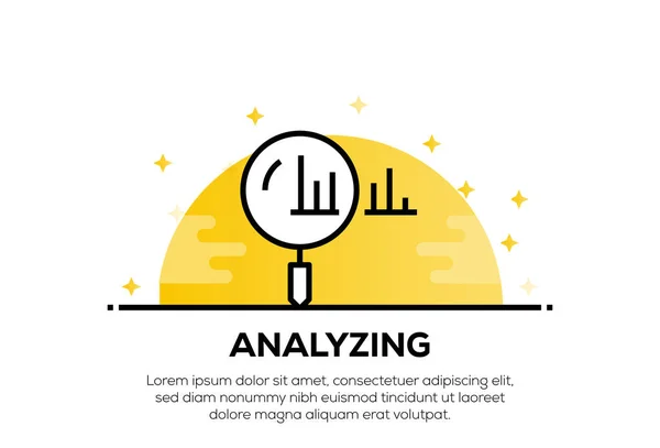 Analyser Icon Concept Illustration — Photo