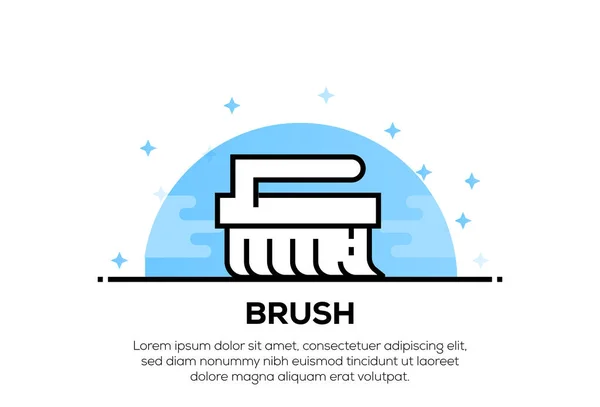 Brush Icon Concept Illustratie — Stockfoto