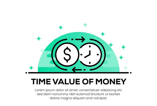 TIME VALUE OF MONEY ICON CONCEPT