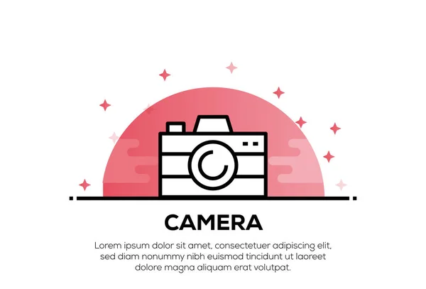 Camera Icon Concept Illustration — Stockfoto