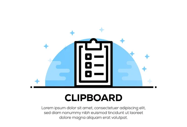 Clipboard Icon Консепт Ілюстрація — стокове фото