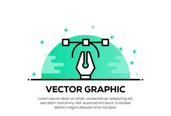 Vector Grafisch Pictogram Concept — Stockfoto