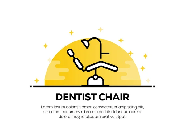 DENTIST CHAIR ICON CONCEPT