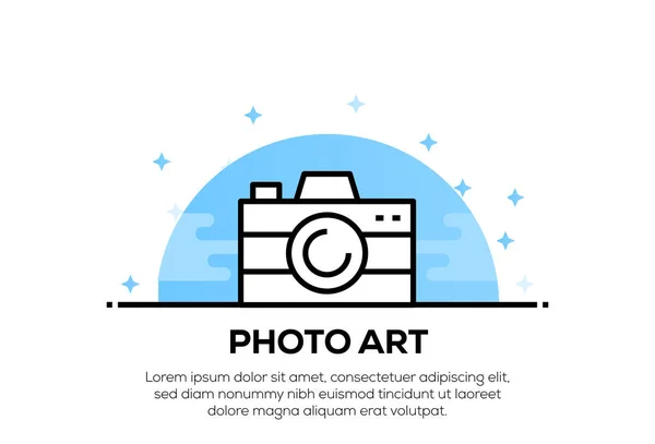 Fotokonst ikon koncept — Stockfoto