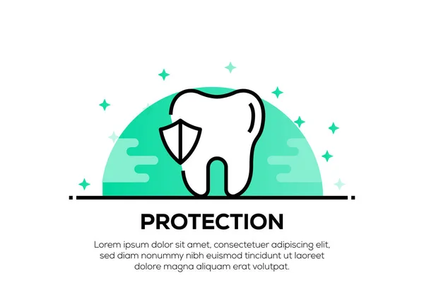 PROTECTION ICON CONCEPT, illustration