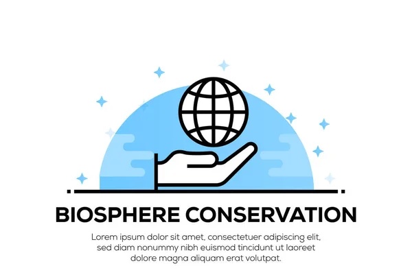 CONCEPTO DE CONSERVACIÓN DE LA BIOSFERA —  Fotos de Stock