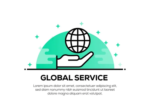 GLOBAL SERVICE ICON CONCEPT