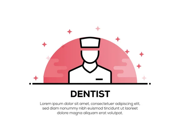 DENTIST ICON CONCEPT, illustration