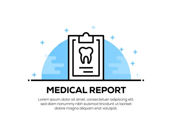 MEDICAL REPORT ICON CONCEPT