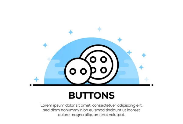 Buttons Icon Conceito Ilustração — Fotografia de Stock