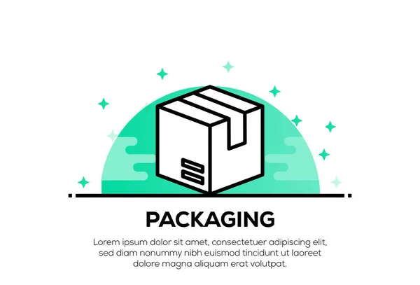 PACKAGING ICON CONCEPT, illustration