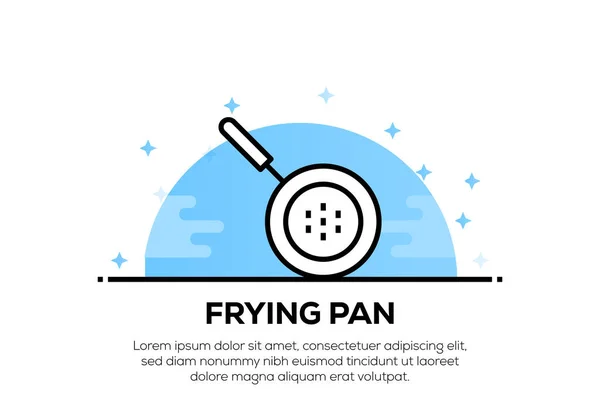 Conceito Pan Frying — Fotografia de Stock