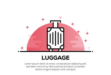 Bagaj Simge Kavramı, illüstrasyon 