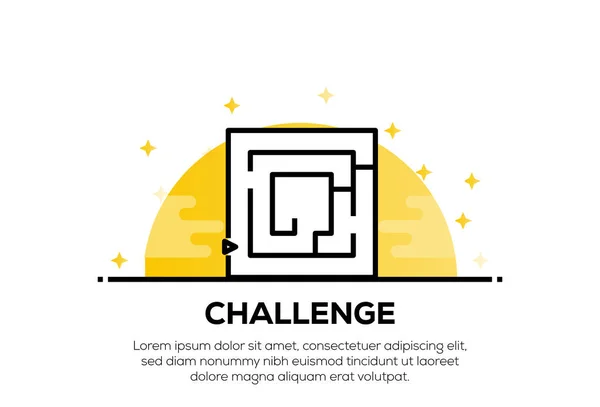 Challenge Icon Concept Illustration — Stock Photo, Image