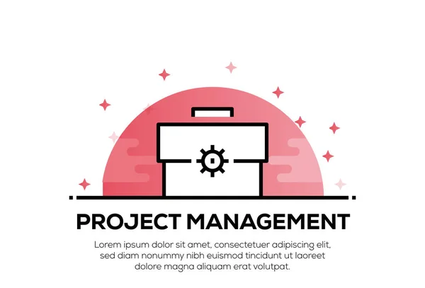 Konzept Des Projektmanagements — Stockfoto