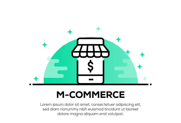 Koncepcja Commerce Icon — Zdjęcie stockowe