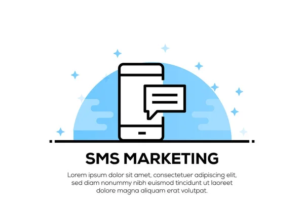 Sms Marketing Icon Консепт — стокове фото