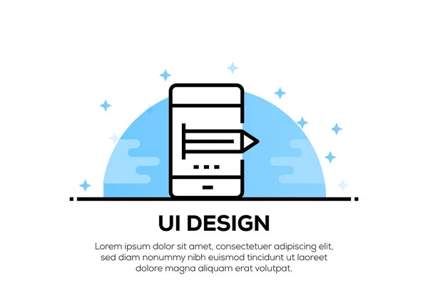 UI ontwerp icoon concept — Stockfoto