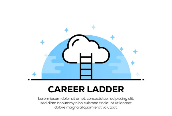 CAREER LADDER ICON CONCEPT