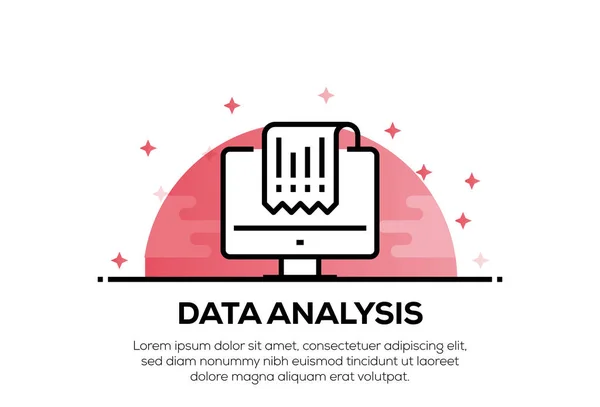 Data Analysis Icon Консепт — стокове фото