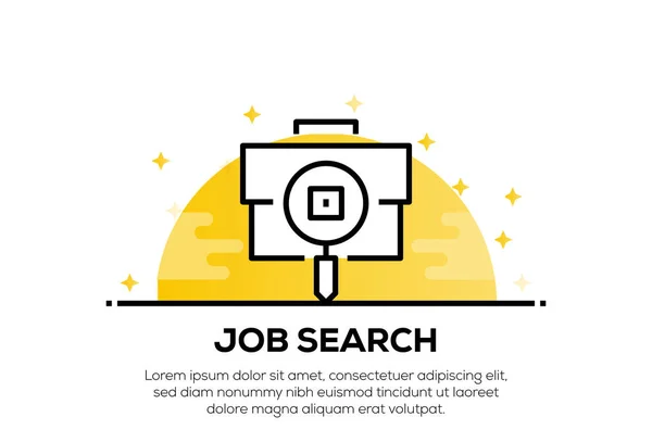 Job Search Icon Concept — Stock Photo, Image