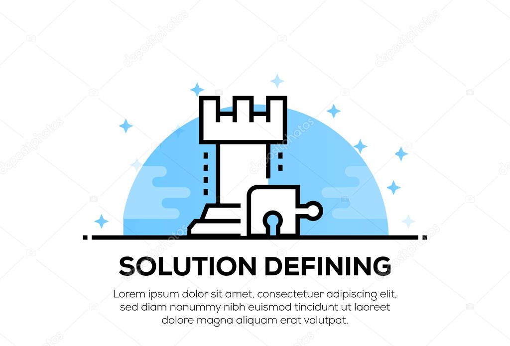 SOLUTION DEFINING ICON CONCEPT