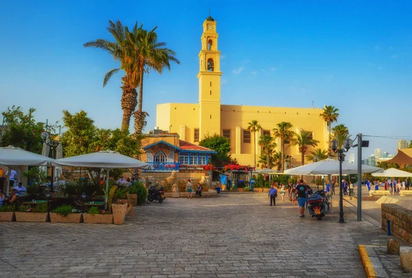 Tel Aviv, Israël, rues anciennes en pierre de style arabe dans le vieux Jaffa — Photo