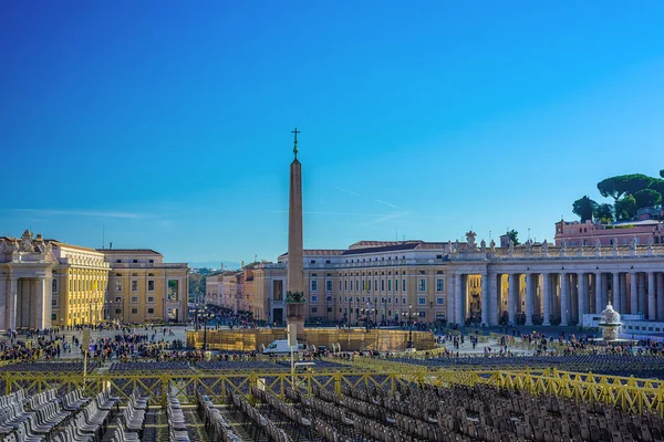 Basílica São Pedro Vista Praça São Pedro Cidade Vaticano Vaticano — Fotografia de Stock