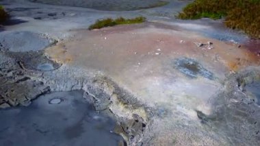 Caldera Uzon üzerinde bölge, Kronotsky doğa rezerv. Kamçatka Yarımadası