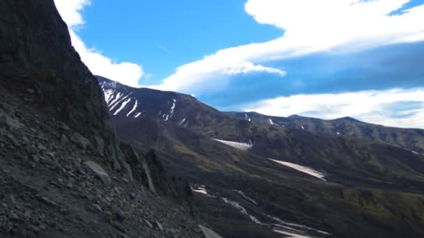 Klyuchevskoy Volcano Klyuchevskaya Sopka. Kamtjatka. Eurasien, ryska Fjärran Östern — Stockvideo