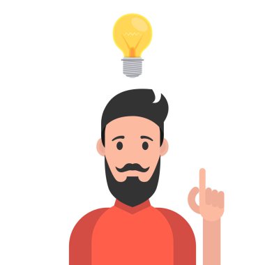 Lamba ampul, fikir adamla.