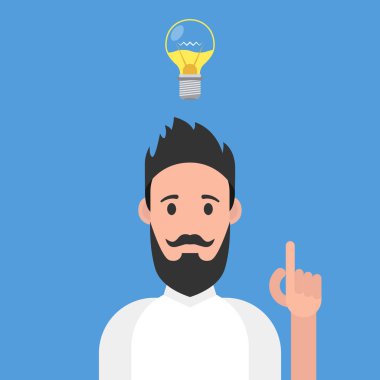 Lamba ampul, fikir adamla.