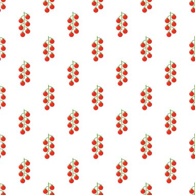 Seamless modeli. Berry arka plan. Vektör çizim