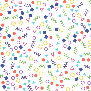 Seamless modeli. Kutlama arka plan. Vektör çizim. 