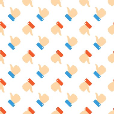 Sosyal medya seamless modeli. Vektör arka plan. 