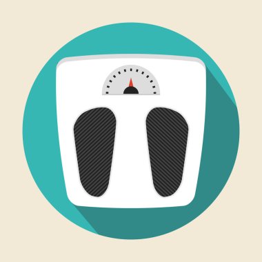 Kaybedilen ağırlık kavramı vektör çizim